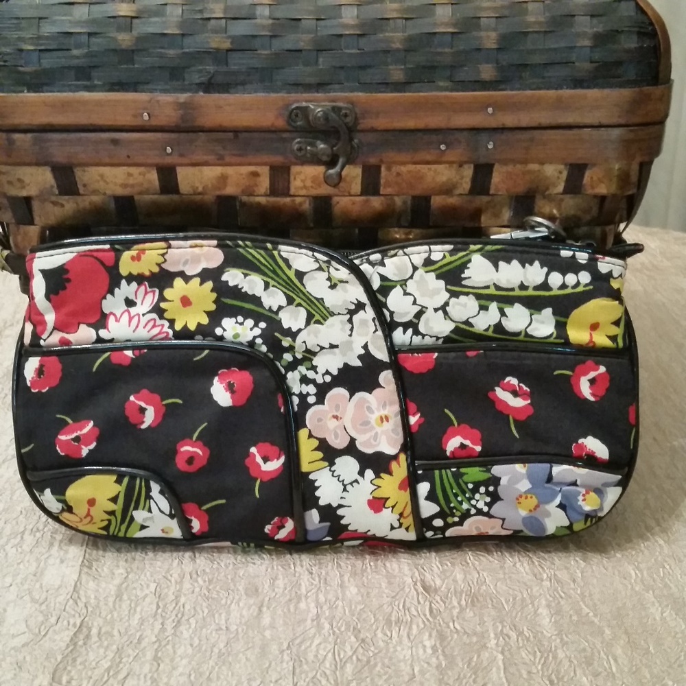 Vera Bradley Poppy Fields Jazzy Clutch